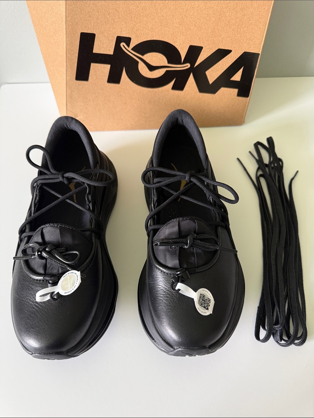 Hoka Bondi Mary Jane - Black - Size W7.5 / M6.5